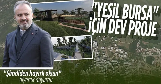 ’Yeşil Bursa’ için dev proje! Belediye Başkanı Alinur Aktaş duyurdu