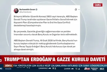 Trump'tan Erdoğan'a Gazze kurulu daveti!