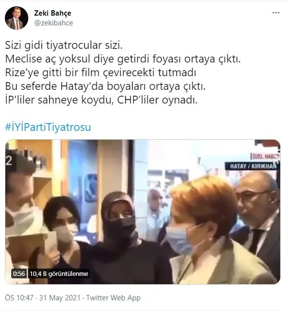 İYİ Parti Genel Başkanı Meral Akşener'in Hatay ziyaretinde CHP'lilerin oynadığı 'esnaf tiyatrosunu' gerçek esnaf bozdu!-11