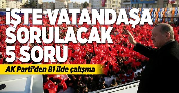 AK Parti'den 81 ilde çalışma