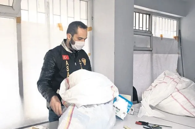 İstanbul'da kaçak maske operasyonu