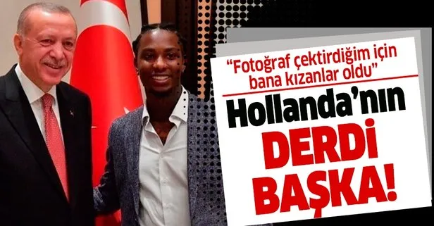 Futbolcu Eljero Elia: Hollanda’da, Başkan Erdoğan ile fotoğraf çektirdiğim için bana kızanlar var!