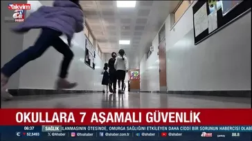 Okullarda 7 basamaklı güvenlik dönemi