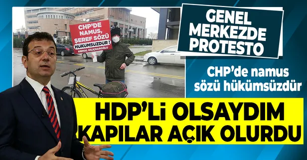İBB’de işten çıkarılan işçi CHP Genel Merkezi önünde isyan etti: CHP’de namus sözü hükümsüzdür!