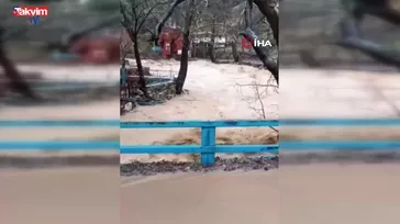 Kayseri Yahyalı’da sel