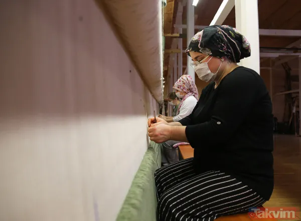 Yapımı bir yıl sürecek halıya tam tamına 20 milyon ilmek atılacak - 4