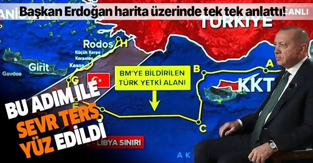 Başkan Erdoğan'dan Libya mutabakatı açıklaması: Sevr ters yüz edildi!