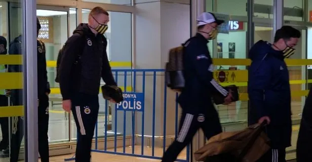 Fenerbahçe kafilesi Konya’ya ulaştı