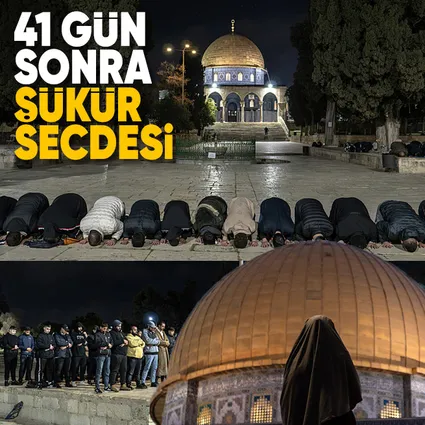 Mescid-i Aksa 41 gün sonra ibadete açıldı