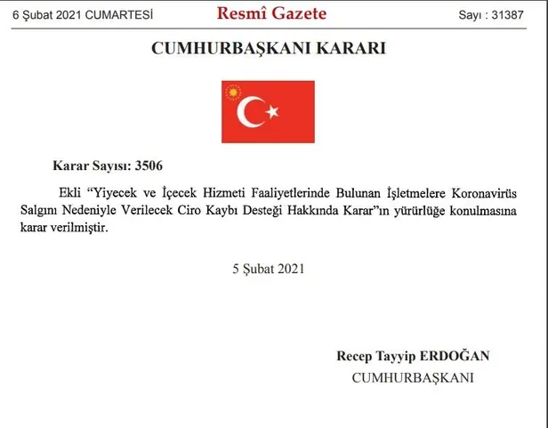 SON DAKİKA: Esnafa verilecek "ciro kaybı desteği" Resmi Gazete'de! 40 bin liralık destekten kimler yararlanacak?-3