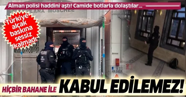 SON DAKİKA: Türkiye’den Berlin’deki camiye yapılan polis baskınına kınama: Hiçbir bahane ile kabul edilemez