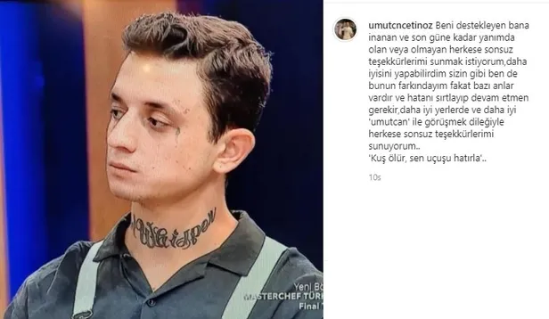 Masterchef'ten ayrıldı ama asıl şampiyon o! Instagram'da bastı yaygarayı Umutcan kendini tutamadı 'evde tavuk kızartıp...'-6