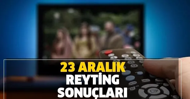 Çukur, Zalim İstanbul, Sefirin Kızı reyting sıralaması nedir? 23 Aralık reyting sonuçları kim birinci oldu?