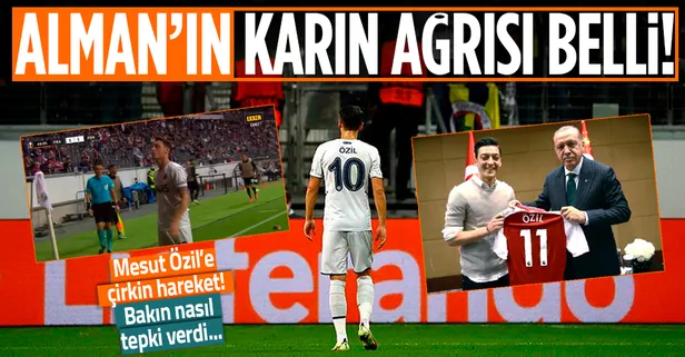 Eintracht Frankfurt - Fenerbahçe maçında skandal! Alman taraftarlar Mesut Özil'e yabancı madde fırlattı