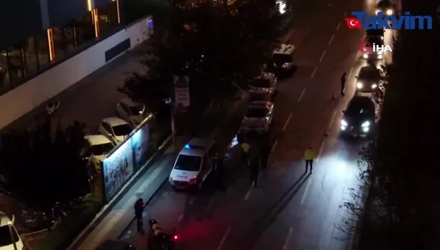 Bursa'da drone destekli asayiş uygulaması