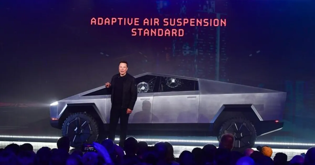 Tesla’nın patronu Elon Musk resmen tanıttı! İşte zırhlı ve elektrikli pick-up Cybertruck