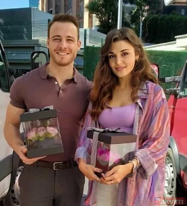 Hande Erçel ile Kerem Bürsin�in arasına hastalık girdi! Kavga