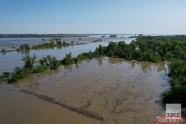 Rusya - Ukrayna savaşında şok gelişme! Nova Kakhovka barajı vuruldu! İşte ilk görüntüler! Nova Kakhovka neden önemli? - 23