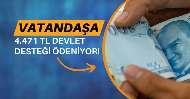 Vatandaşlara 4.471 TL devlet desteği ödeniyor! 18 ile 55 yaş arasında olanlar hemen alıyor