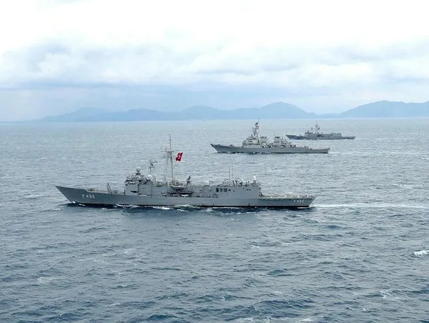 Türk ve ABD donanması Doğu Akdeniz'de eğitim yaptı-2