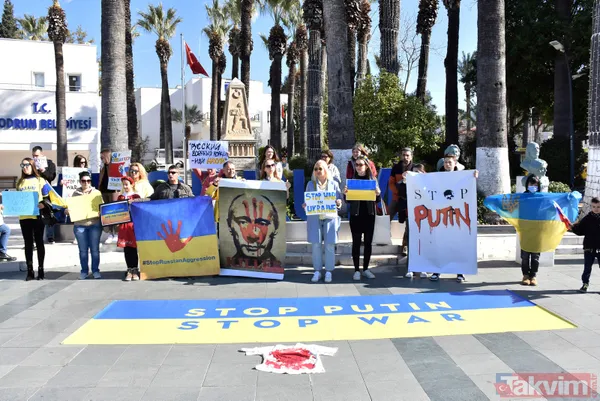 SON DAKİKA: Rusya Ukrayna savaşında son durum! Türkiye'deki Ukraynalılar Rusya'yı protesto etmek için meydanlara akın etti - 9
