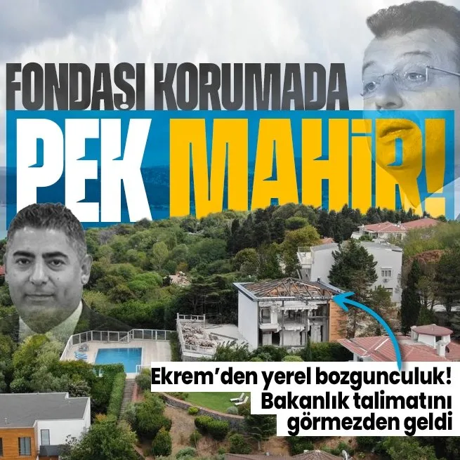CHPli İBB Başkanı Ekrem İmamoğlu fondaş HALK TVyi her alanda koruyor! Cafer Mahiroğlunun kaçak villasına Bakanlığa rağmen işlem yapmadı