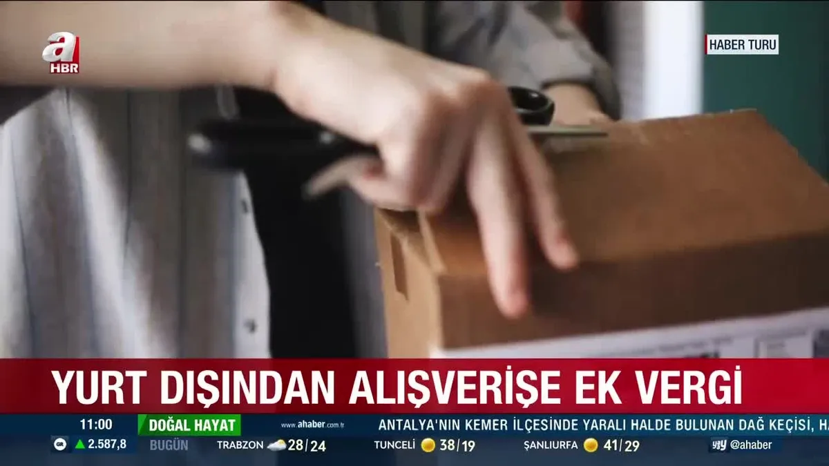 Yurt dışından alışverişe ek vergi!