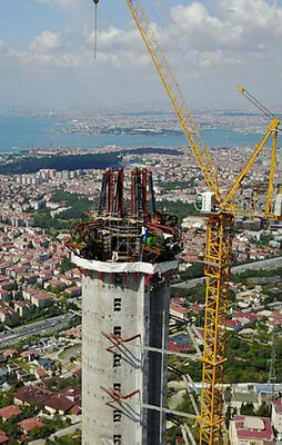 Çamlıca Kulesi'nde çalışmalarda sona gelindi