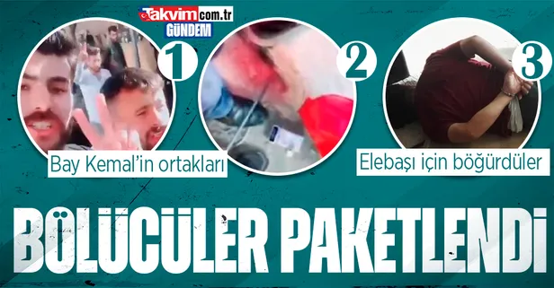 Elebaşı Abdullah Öcalan lehine slogan atmışlardı: Kemal Kılıçdaroğlu destekçisi teröristler paketlendi