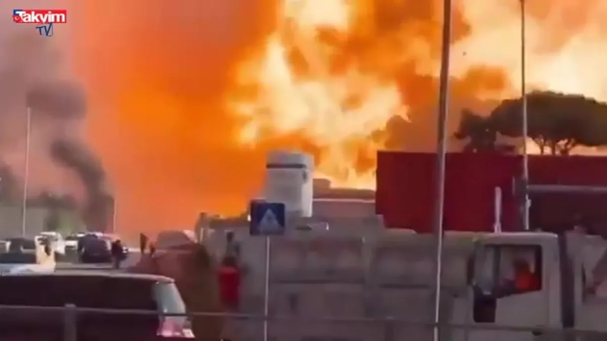 Roma'da şiddetli patlama: 10 yaralı | VİDEO
