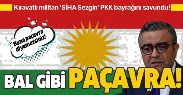 CHP’li SİHA Sezgin Tanrıkulu’ndan skandal bir paylaşım daha! PKK bayrağını korudu!