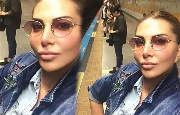 Ebru Yaşar metroyu keşfetti-4