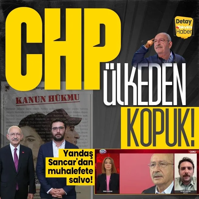 Altın Portakal Film Festivalinde Kanun Hükmü krizi! Yandaş Altan Sancardan muhalefete salvo:  CHP ülke gündeminden kopuk
