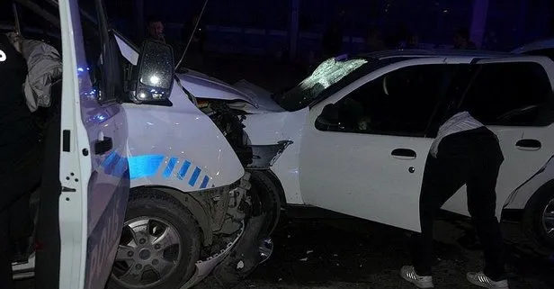 Konya’da kovalamaca! 2’si polis 8 yaralı
