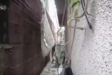 Kassam Tugaylarının katil İsrail'in tankını böyle imha etti!