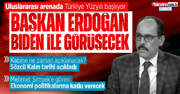 Son dakika: A Haber'de önemli açıklamalar! Cumhurbaşkanlığı Sözcüsü İbrahim Kalın: Başkan Recep Tayyip Erdoğan bu akşam Biden ile görüşecek