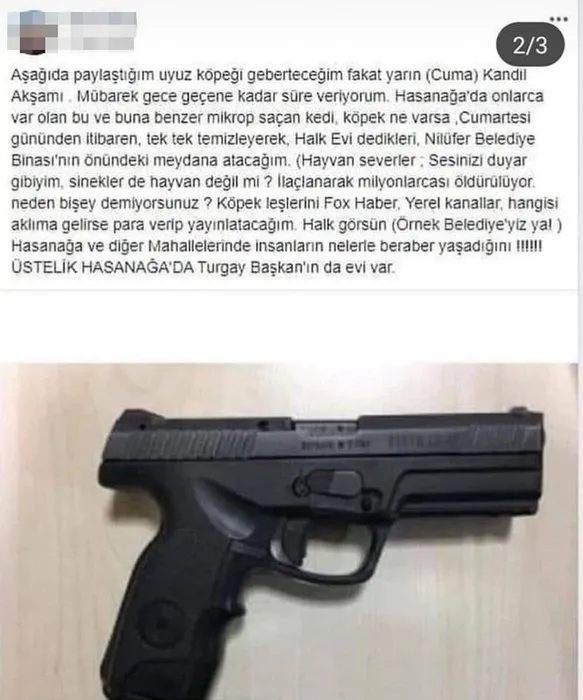 Nilüfer Belediyesi çalışanından skandal paylaşım!-3