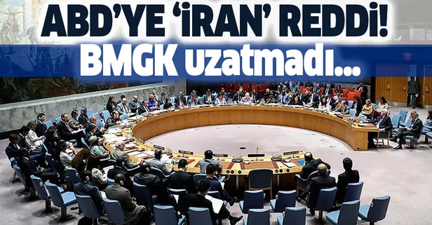 Son dakika: BMGK İran'a yönelik silah ambargosunu uzatmayı reddetti
