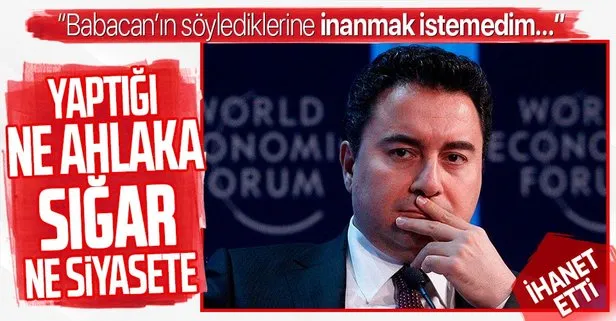 AK Parti İstanbul Milletvekili Akif Çağatay Kılıç, Ali Babacan’ın ’ihanet’ itirafını değerlendirdi: Ahlaki olarak...