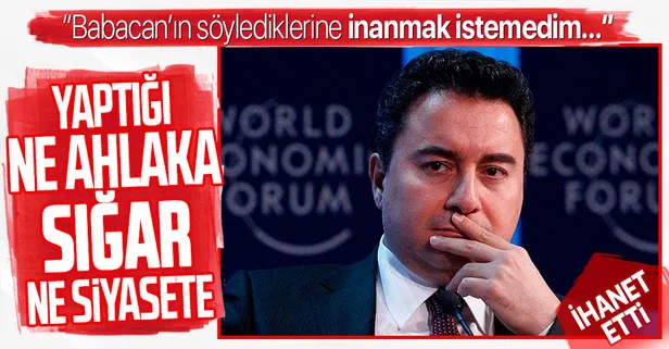 AK Parti İstanbul Milletvekili Akif Çağatay Kılıç, Ali Babacan'ın 'ihanet' itirafını değerlendirdi: Ahlaki olarak...
