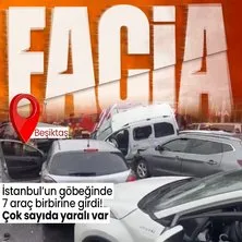 Son dakika: Beşiktaş Büyükdere Caddesi’nde zincirleme kaza! Çok sayıda yaralı var! Kazanın sebebi belli oldu!