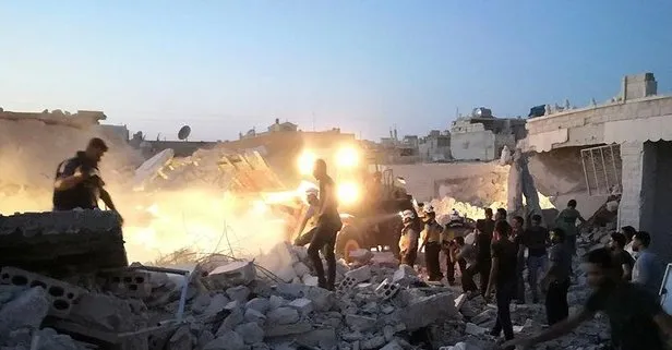 Esed rejimi İdlib’i vurdu: 5 ölü