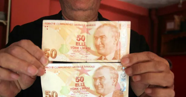 Dikkat! Cebinizde servet olabilir! 50 TL’nin sağ üst köşesindeki…