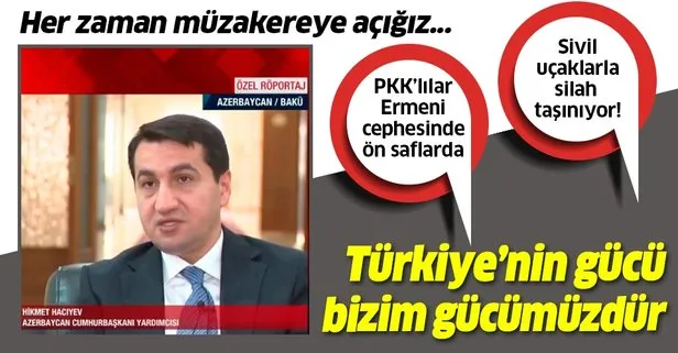 Azerbaycan Cumhurbaşkanı Yardımcısı Hikmet Hacıyev A Haber’e konuştu: Türkiye’nin gücü bizim gücümüzdür