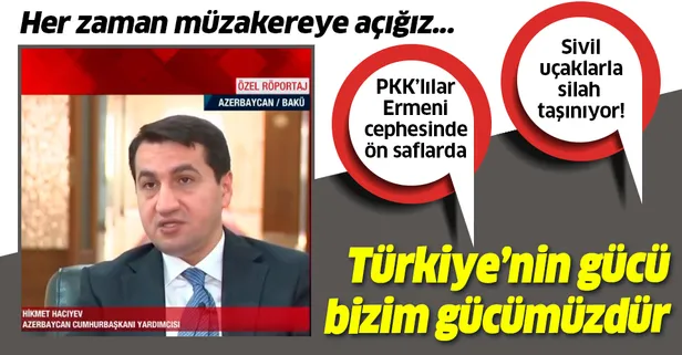 Azerbaycan Cumhurbaşkanı Yardımcısı Hikmet Hacıyev A Haber'e konuştu: Türkiye'nin gücü bizim gücümüzdür