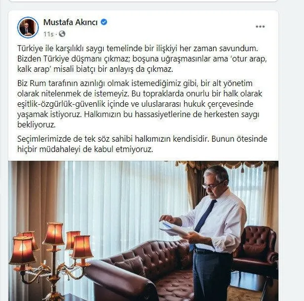 Son dakika: KKTC Cumhurbaşkanı Mustafa Akıncı'dan skandal Türkiye açıklaması: Biat etmem-1