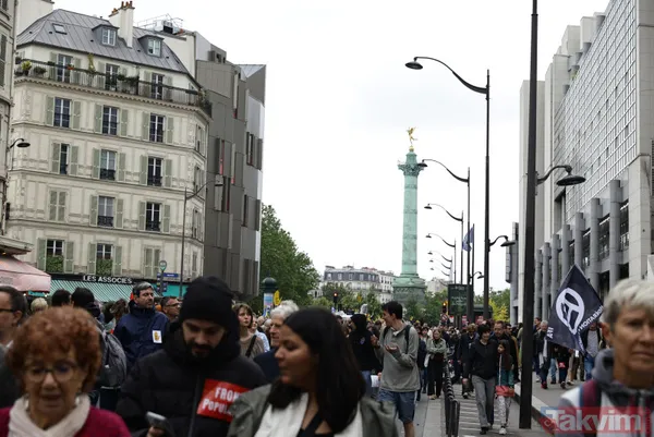 Fransa sokakları karıştı! Paris, Marsilya, Grenoble'de aşırı sağ karşıtı protesto: İktidarı aldığında geri vermez - 22
