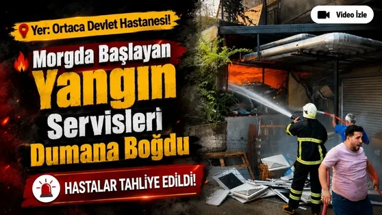 Ortaca Devlet Hastanesi’nde yangın paniği