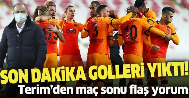 Galatasaray beş yıl aradan sonra deplasmanda Sivasspor’u yendi! Fatih Terim çok net konuştu