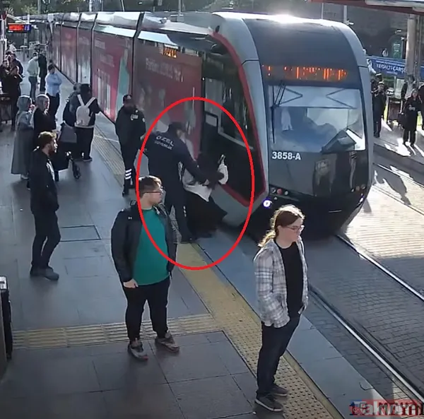 Sosyal medya bu görüntüyü konuşuyor! Kayseri'de güvenlik görevlisinin dikkati hayat kurtardı - 2